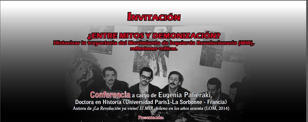 Conferencia-debate con la historiadora Eugenia Palieraki