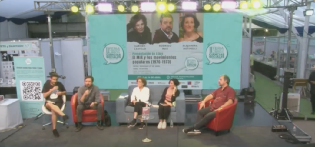 VIDEO | Lanzamiento del libro «El MIR y los movimientos populares (1970-1973)» en la Feria del Libro de Recoleta.